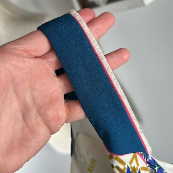 Anthropologie Maeve Pakpao Geometric Print Belted Boho Maxi Dress - Picture 10 of 13